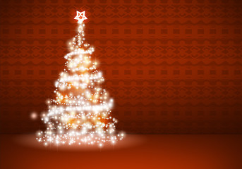 Image showing red christmas background