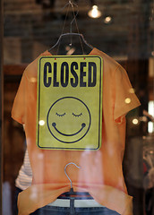 Image showing Closed for business