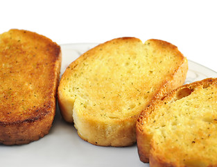 Image showing garlic toasts