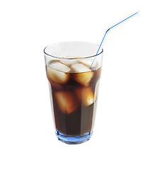 Image showing cola with ice 