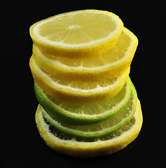 Image showing lemon and lime 