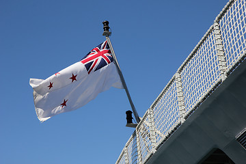 Image showing white ensign