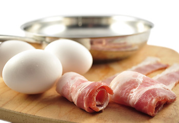 Image showing bacon and eggs 