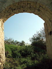 Image showing Under the bridge's arch. Flasou. Cyprus