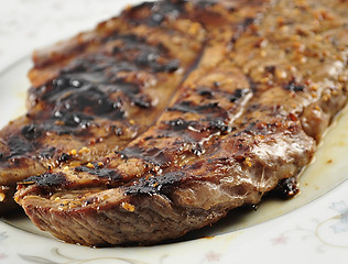 Image showing steak on a plate 