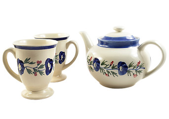Image showing tea pot and cups 