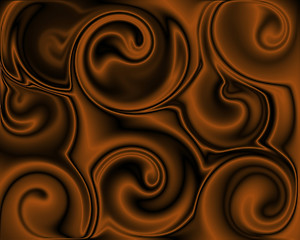 Image showing chocolate swirls background 