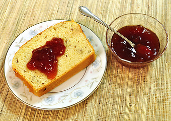 Image showing bread and jelly 