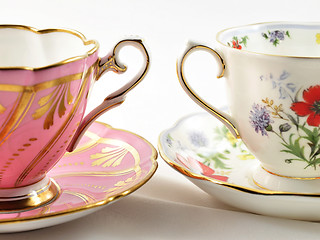Image showing vintage coffee cups 