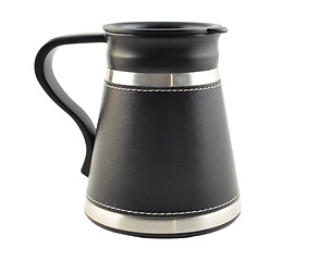 Image showing black travel coffee mug