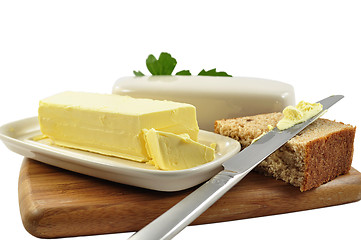 Image showing butter and bread 