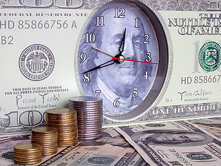 Image showing time is money