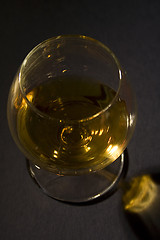 Image showing Glass of brandy