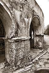 Image showing pillar of the old building 