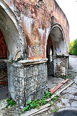 Image showing pillar of the old building 