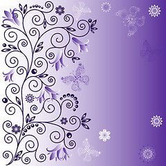 Image showing Gentle violet background