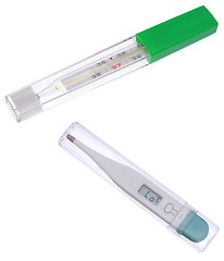 Image showing Medical thermometers.