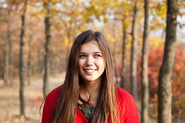 Image showing Autumn portrait