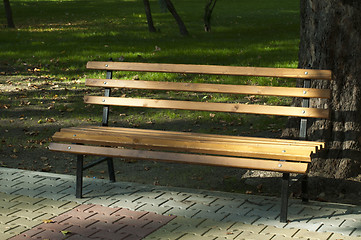 Image showing Park bench