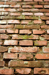 Image showing Old brick wall. 