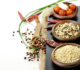 Image showing Rice And Spices