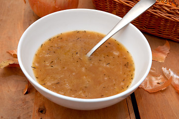 Image showing Onion Soup