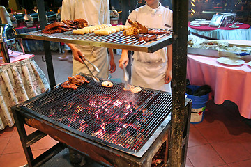 Image showing Hotel barbecue