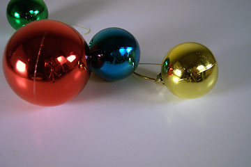 Image showing xmas globes