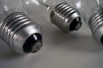 Image showing three light bulbs