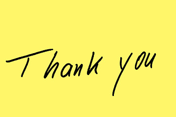 Image showing Thank you