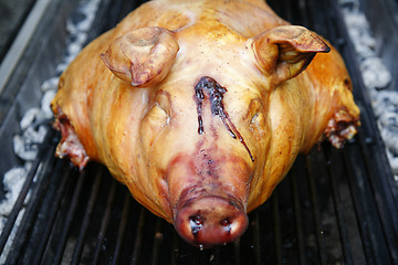 Image showing Barbeque pig.