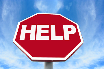 Image showing help sign