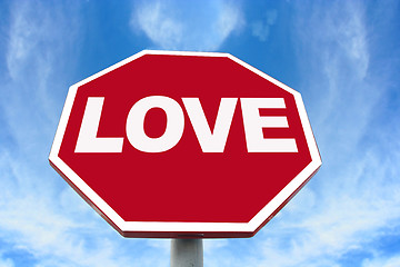 Image showing love sign