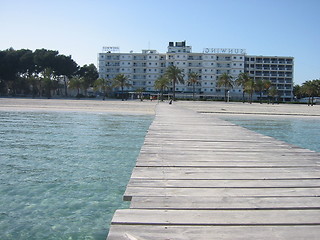 Image showing pier at Alcudia