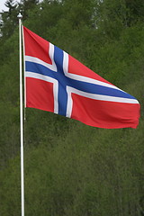 Image showing Norwegian flag