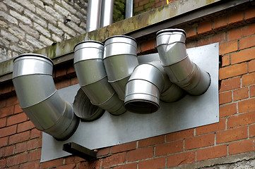 Image showing Pipes of ventilation