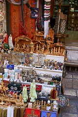Image showing Christian symbols in the Jerusalem east market