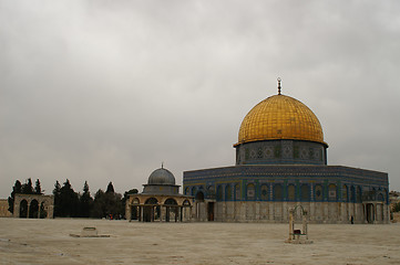 Image showing jerusalem old city - dome of the rock