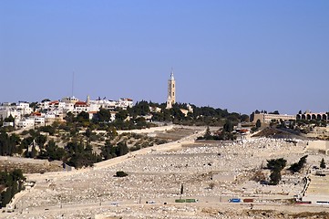 Image showing Olive mount in Jerusalem