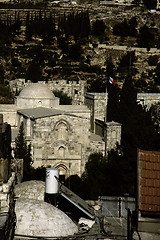 Image showing Jerusalem street travel on holy land