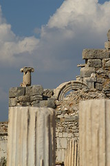 Image showing ancient ruins in Ephesus