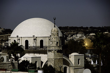 Image showing Jerusalem street travel on holy land