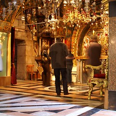 Image showing Pray in Jerusalem church