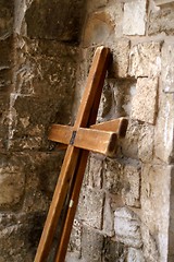 Image showing A cross in Jerusalem