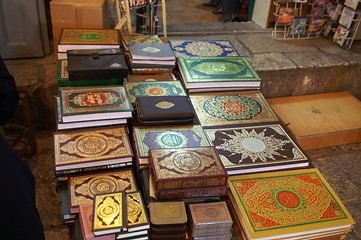 Image showing The Noble Qur'an (koran) books