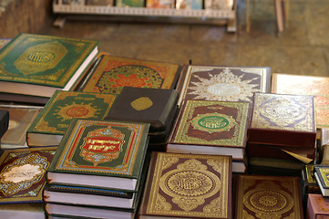 Image showing The Noble Qur'an (koran) books