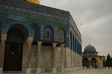 Image showing jerusalem old city - dome of the rock