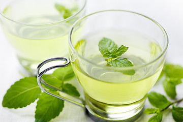 Image showing mint tea