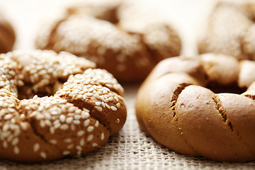 Image showing fresh wholegrain bread