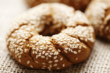 Image showing fresh wholegrain bread